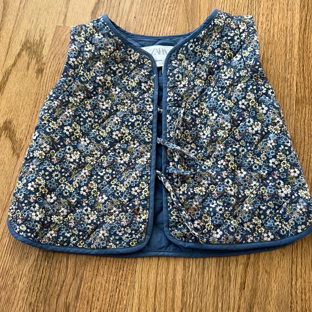 Floral Zara Quilted Vest